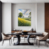 Lush Rainbow Meadow Dining Room Demo
