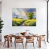 Lush Rainbow Meadow Dining Room Demo