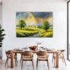 Lush Rainbow Meadow Dining Room Demo