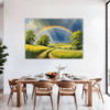 Lush Rainbow Meadow Dining Room Demo