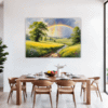 Lush Rainbow Meadow Dining Room Demo