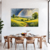 Lush Rainbow Meadow Dining Room Demo