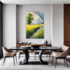 Lush Rainbow Meadow Dining Room Demo