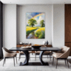 Lush Rainbow Meadow Dining Room Demo