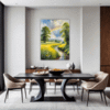 Lush Rainbow Meadow Dining Room Demo