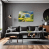 Lush Rainbow Meadow Living Room Demo