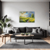 Lush Rainbow Meadow Living Room Demo