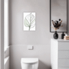 Lustrous Anthurium Leaf Bathroom Demo