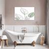 Lustrous Anthurium Leaf Bathroom Demo