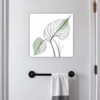 Lustrous Anthurium Leaf Bathroom Demo