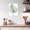 Lustrous Anthurium Leaf Kitchen Demo