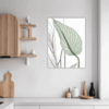 Lustrous Anthurium Leaf Kitchen Demo