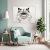 Luxurious Persian Cat Living Room Demo