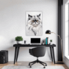 Luxurious Persian Cat Office Demo