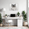 Luxurious Persian Cat Office Demo