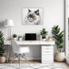 Luxurious Persian Cat Office Demo