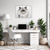Luxurious Persian Cat Office Demo