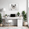 Luxurious Persian Cat Office Demo