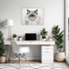 Luxurious Persian Cat Office Demo