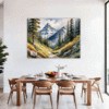 Majestic Mountain Trail Dining Room Demo
