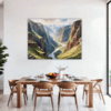 Majestic Mountain View Dining Room Demo