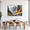Majestic Mountain View Dining Room Demo