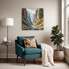 Majestic Mountain View Living Room Demo
