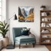 Majestic Mountain View Living Room Demo