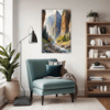 Majestic Mountain View Living Room Demo