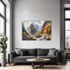 Majestic Mountain View Living Room Demo