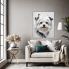 Maltese Silky Gaze Living Room Demo