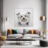 Maltese Silky Gaze Living Room Demo