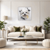 Maltese Silky Gaze Living Room Demo
