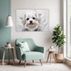 Maltese Silky Gaze Living Room Demo