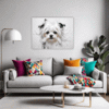 Maltese Silky Gaze Living Room Demo