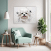 Maltese Silky Gaze Living Room Demo