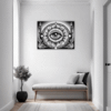 Mandala Clock Fantasy Art Hallway Demo