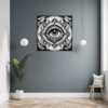 Mandala Clock Fantasy Art Hallway Demo