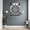 Mandala Clock Fantasy Art Hallway Demo