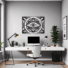 Mandala Clock Fantasy Art Office Demo