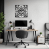 Mandala Clock Fantasy Art Office Demo