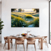 Meadow Frost at Dawn Dining Room Demo