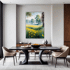 Meadow Frost at Dawn Dining Room Demo