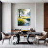 Meadow Frost at Dawn Dining Room Demo