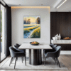 Meadow Frost at Dawn Dining Room Demo
