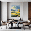 Meadow Frost at Dawn Dining Room Demo