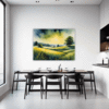 Meadow in Moonlight Dining Room Demo