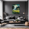 Meadow in Moonlight Living Room Demo