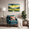 Meadow in Moonlight Living Room Demo