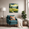 Meadow in Moonlight Living Room Demo